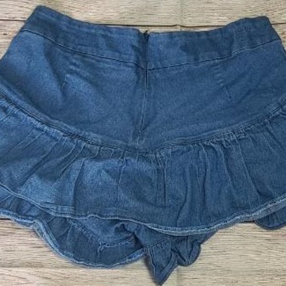 AC Rendon Skirt/Skort Lot - Jean/Yellow/White - Size 4 - Picture 4 of 11